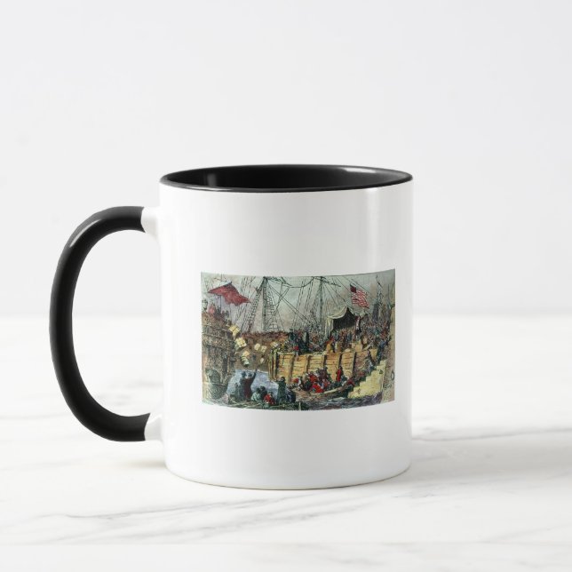 Caneca O tea party de Boston, o 16 de dezembro de 1773 (Esquerda)