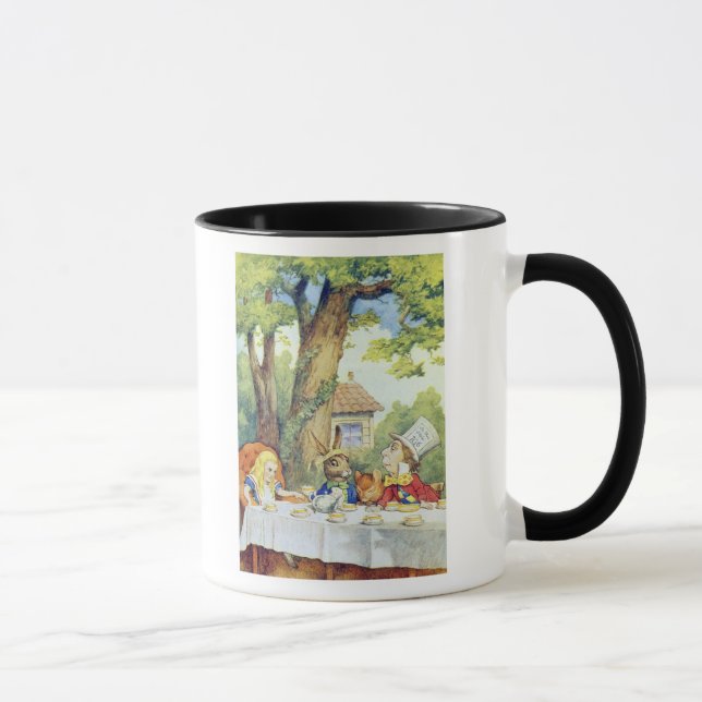 Caneca O tea party do Hatter louco (Direita)