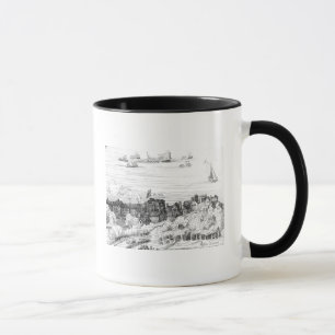 Caneca O teatro da cisne no Bankside como ele