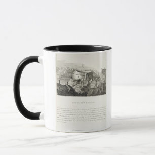 Caneca O teatro de The Globe, c.1647, publicado por