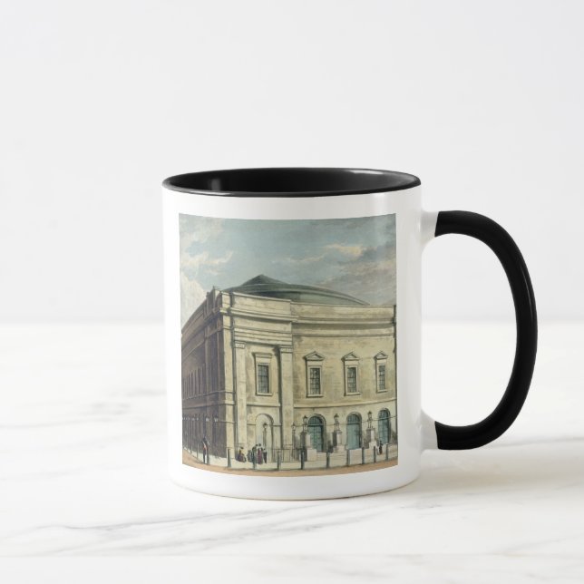 Caneca O teatro real, pista de Drury, em Londres, (Direita)