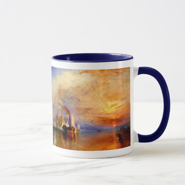 Caneca O Temeraire de combate, J.M.W. Turner (Direita)
