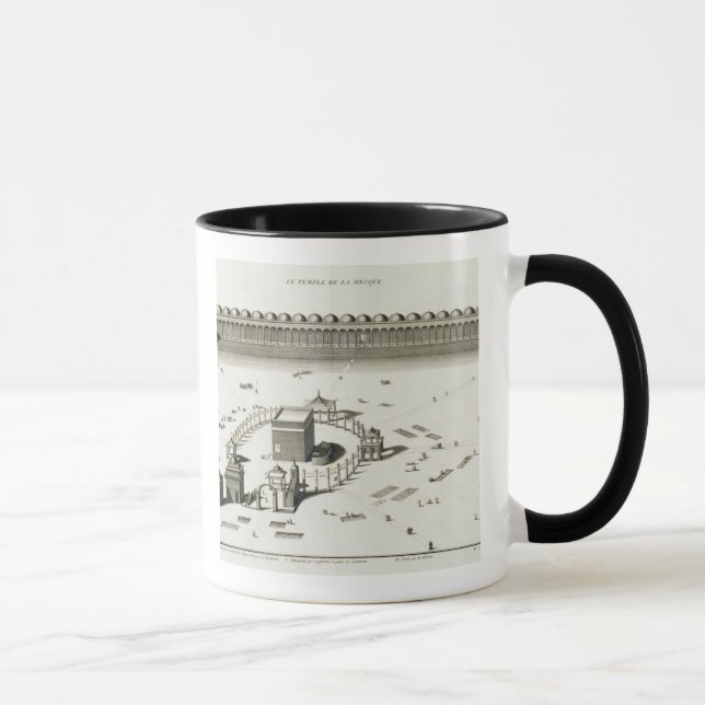 Caneca O templo da Meca (gravura) (Direita)