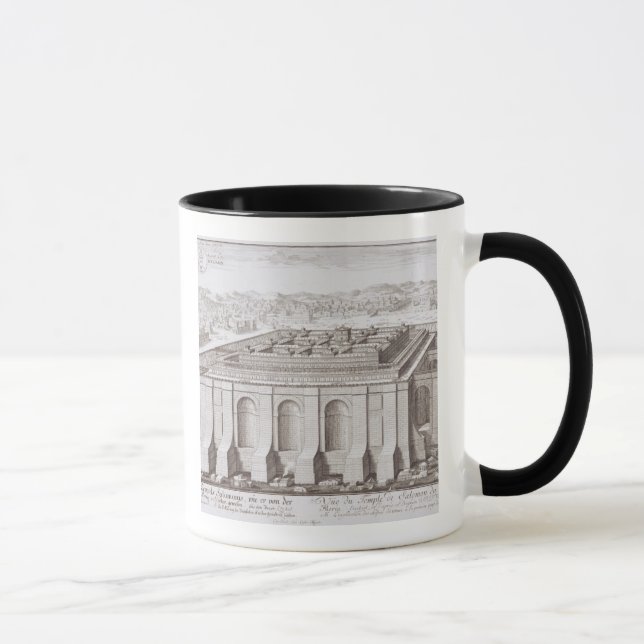 Caneca O templo de Solomon, Jerusalem, 'de Entwurf ei (Direita)