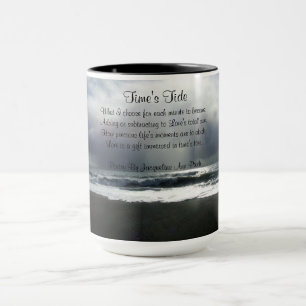Caneca O tempo está na maré