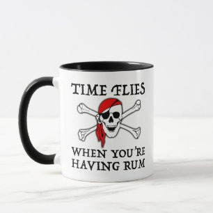 Caneca O tempo voa quando você está tendo rum