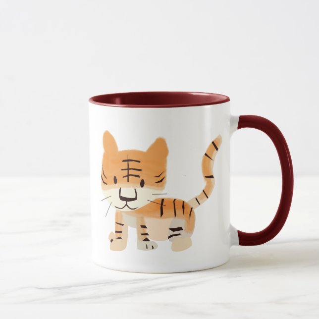 Caneca O tigre Cub coloca (Direita)