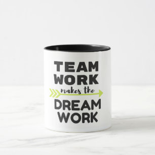 Caneca O trabalho da equipe faz o trabalho ideal