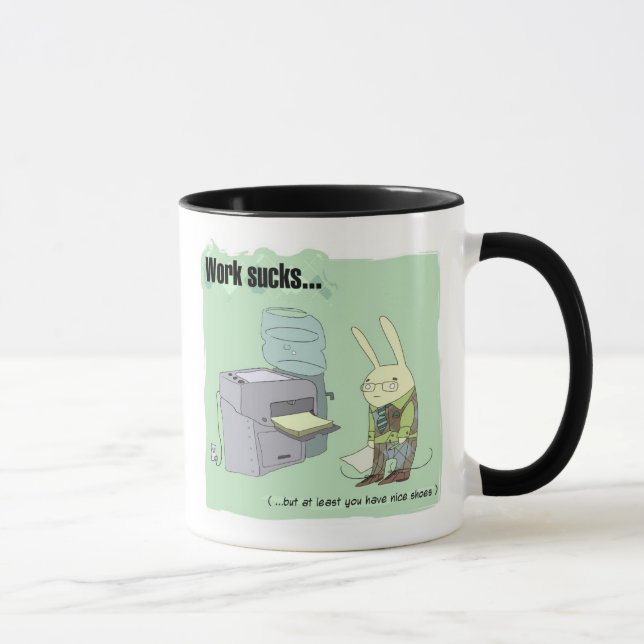 Caneca O trabalho suga (Direita)