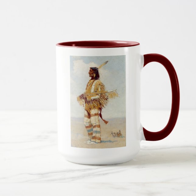 Caneca O último de seu raça o americano de (Direita)