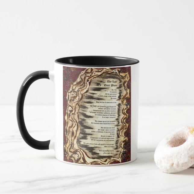 Caneca O último lugar silencioso (Com Donut)