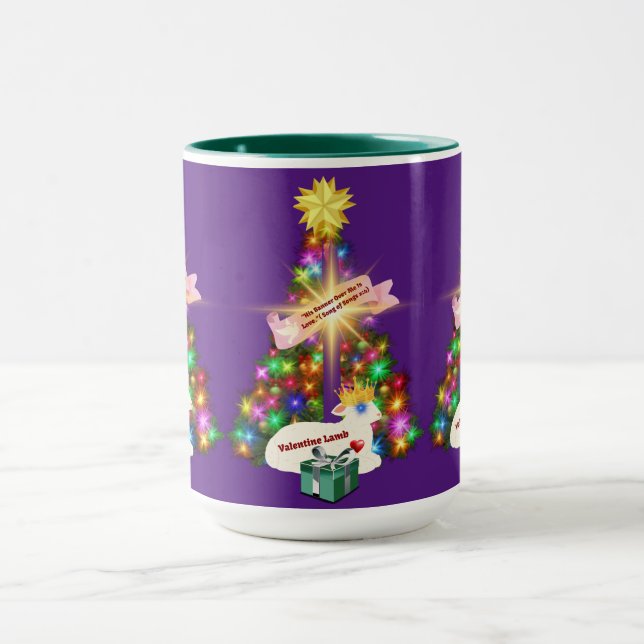 Caneca O último presente de Natal é Jesus Cristo Mug (Centro)