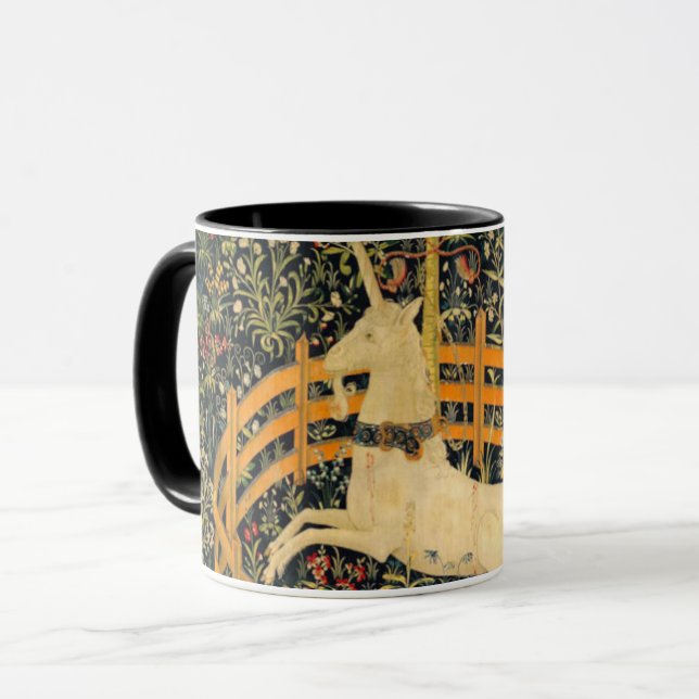 Caneca O Unicórnio em cativeiro (Frente Esquerda)