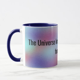 Caneca O Universo conhece o Legal Café de Cotação Inspira
