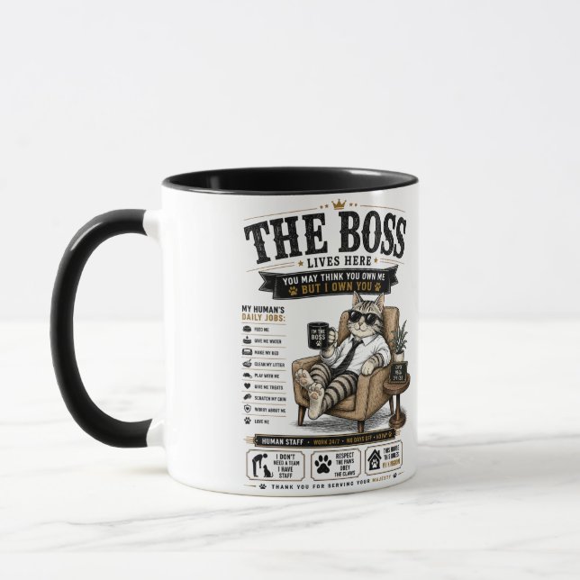 Caneca O Verdadeiro Chefe (Esquerda)