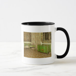 Caneca O verde e o ouro envernizam a mobília no estado
