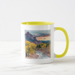 Caneca O vigia no outono