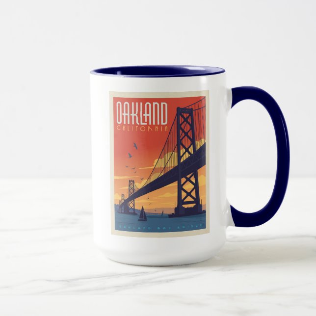 Caneca Oakland, Califórnia (Direita)