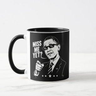 Caneca Obama 2028 Já Sinto Saudades Presidente 44 Engraça