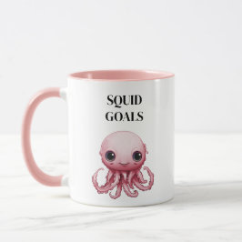 Caneca Objetivos de Lula Rosa Embaraçado Fofo