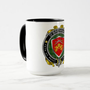 Caneca O'Brennan Irish Shield Crachá