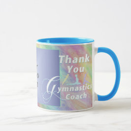 Caneca Obrigado Foto do treinador de ginástica