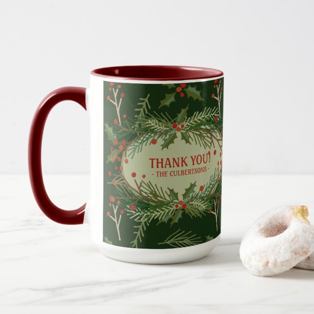 Caneca Obrigado, Gift Holiday Mug (Com Donut)