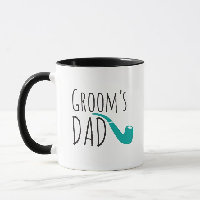Caneca Obrigado Pai Padre do Groom Divertido (Esquerda)