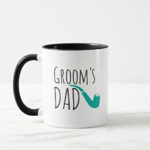 Caneca Obrigado, Pai Padre do Groom Fun Modern Pipe