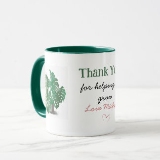 Caneca Obrigado por me ajudar a cultivar uma fábrica de a