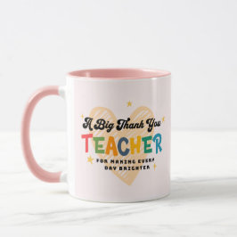 Caneca Obrigado, professor.