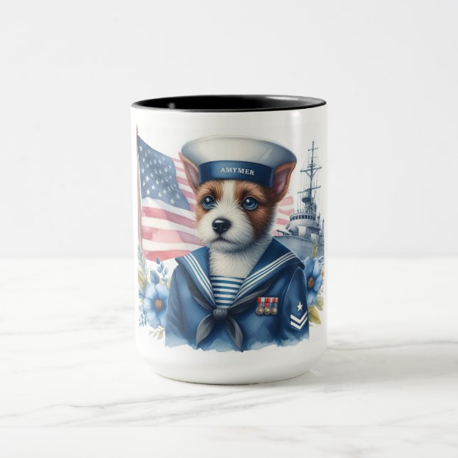 Caneca Obrigados ao exército dos EUA (Centro)