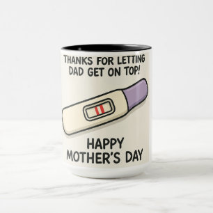 Caneca Obrigados Para Deixar O Pai Chegar Ao Topo