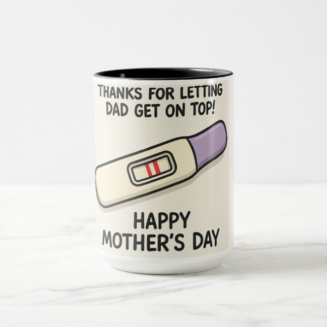 Caneca Obrigados Para Deixar O Pai Chegar Ao Topo (Centro)