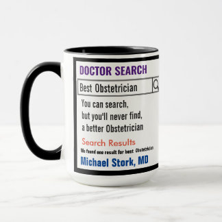 Caneca Obstetrícia Funny Search Gift Mug
