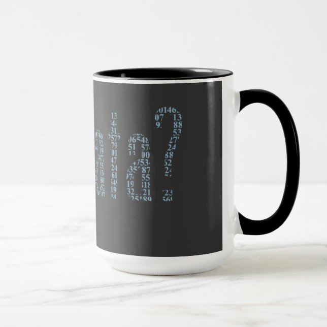 Caneca Obteve o Data Mug (Direita)