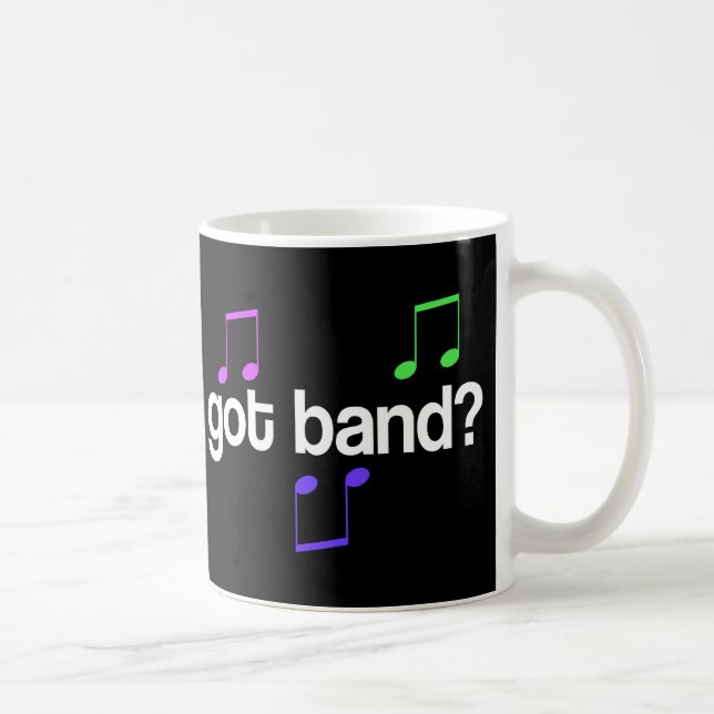 Caneca obtida divertimento da banda (Direita)