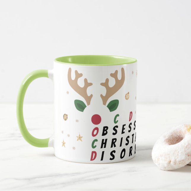 Caneca OCD de redirecionador personalizado  (Com Donut)