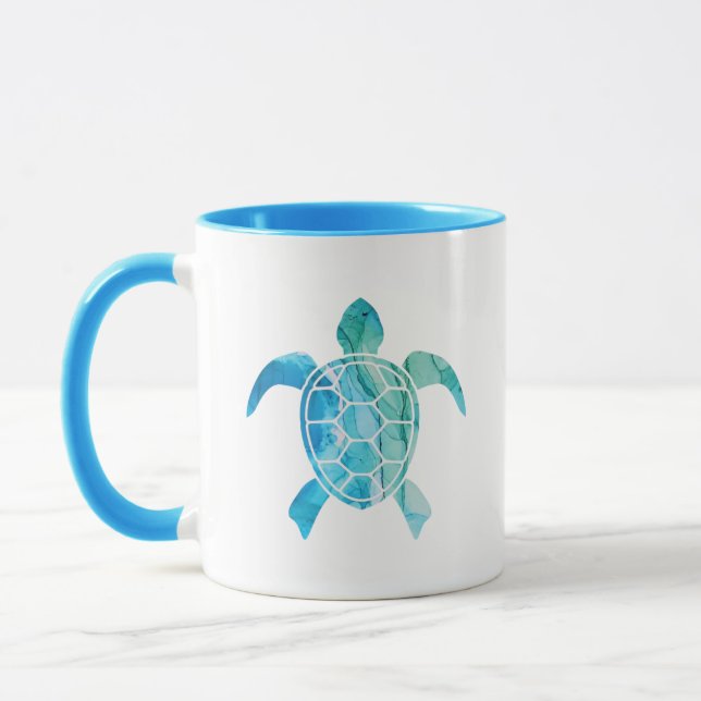 Caneca Ocean Art - Tartaruga 1 (Esquerda)