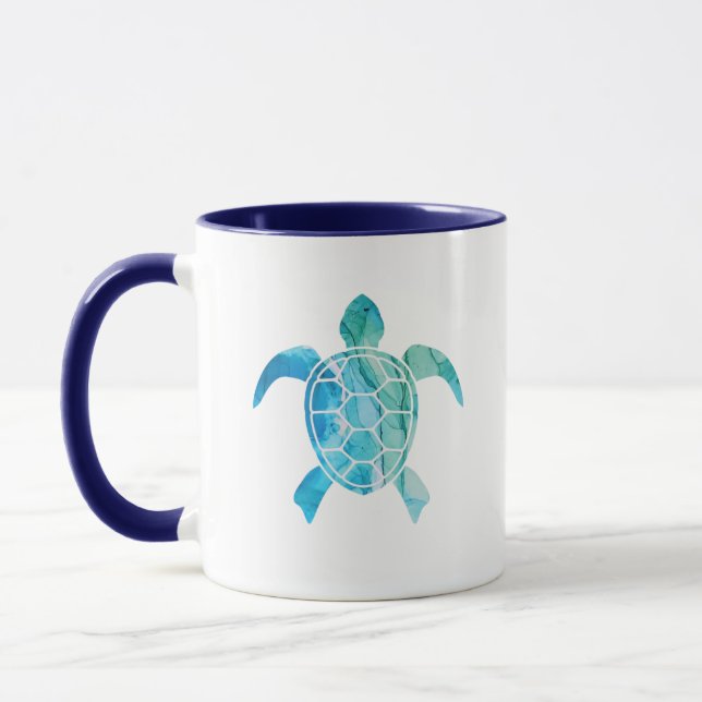 Caneca Ocean Art - Tartaruga 2 (Esquerda)