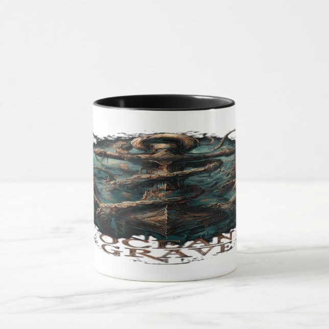 Caneca Ocean Grave Kraken Anchor Dark Fantasy (Centro)
