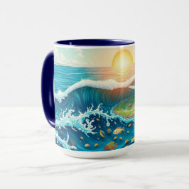 Caneca Ocean Life Harmony with Renewable Energy