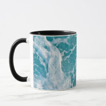 Ocean Wave Art Mug