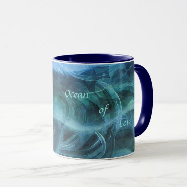 Caneca Oceano de Mug de Amor (Frente Esquerda)