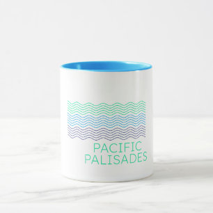 Caneca Oceano de Ondas das Palisades do Pacífico