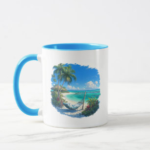 Caneca Oceano Paraíso - Oásis de Praia Tropical