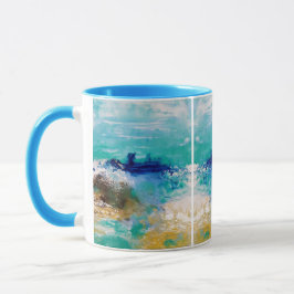 Caneca Oceano Pour Paisagem Café Mug Beach Life Seaside