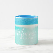 Oceano Sparkling Miami da areia do brilho da praia