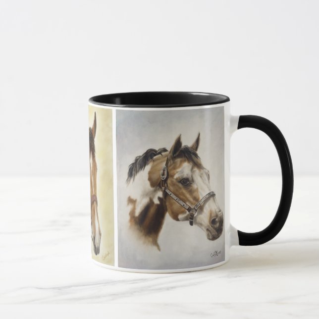 Caneca ocidental do cavalo do trio (Direita)