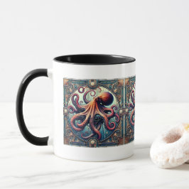 Caneca Octopus Art Deco